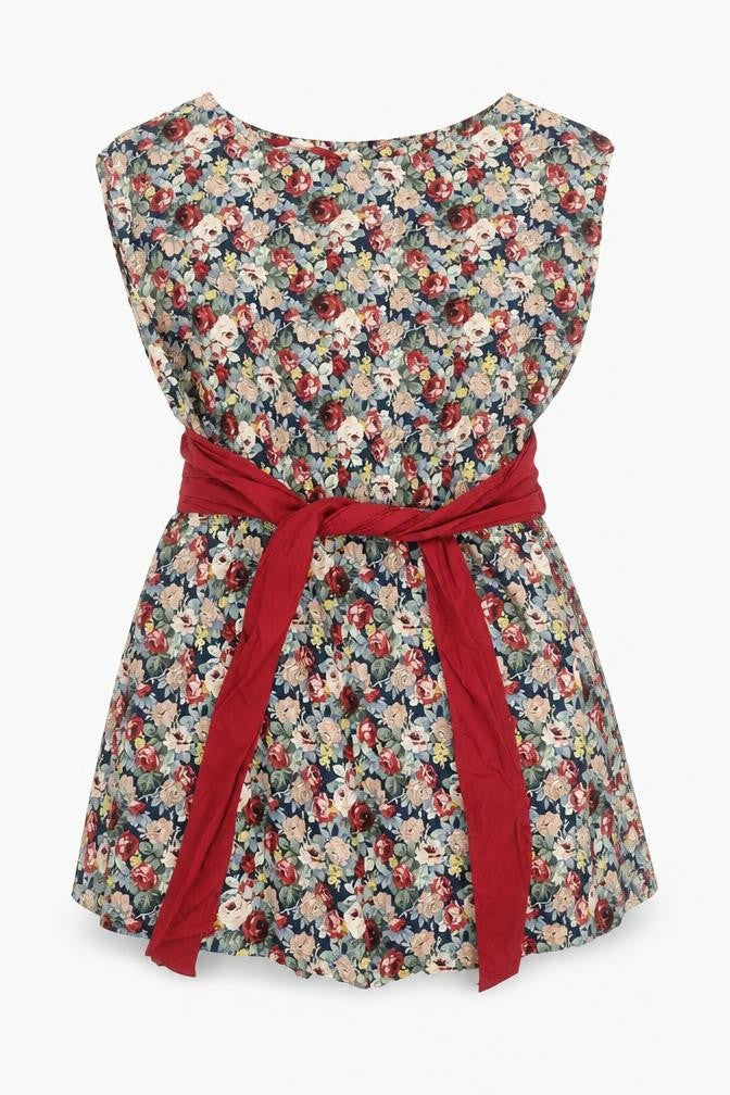 Jolie Moi Womens Multicoloured Floral Tunic Blouse Size 8