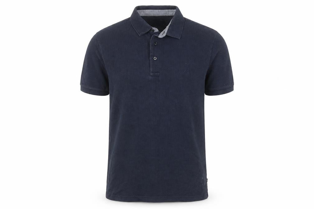 Nautica Men's Blue Slim Fit Short Sleeve Polo Shirt Size L