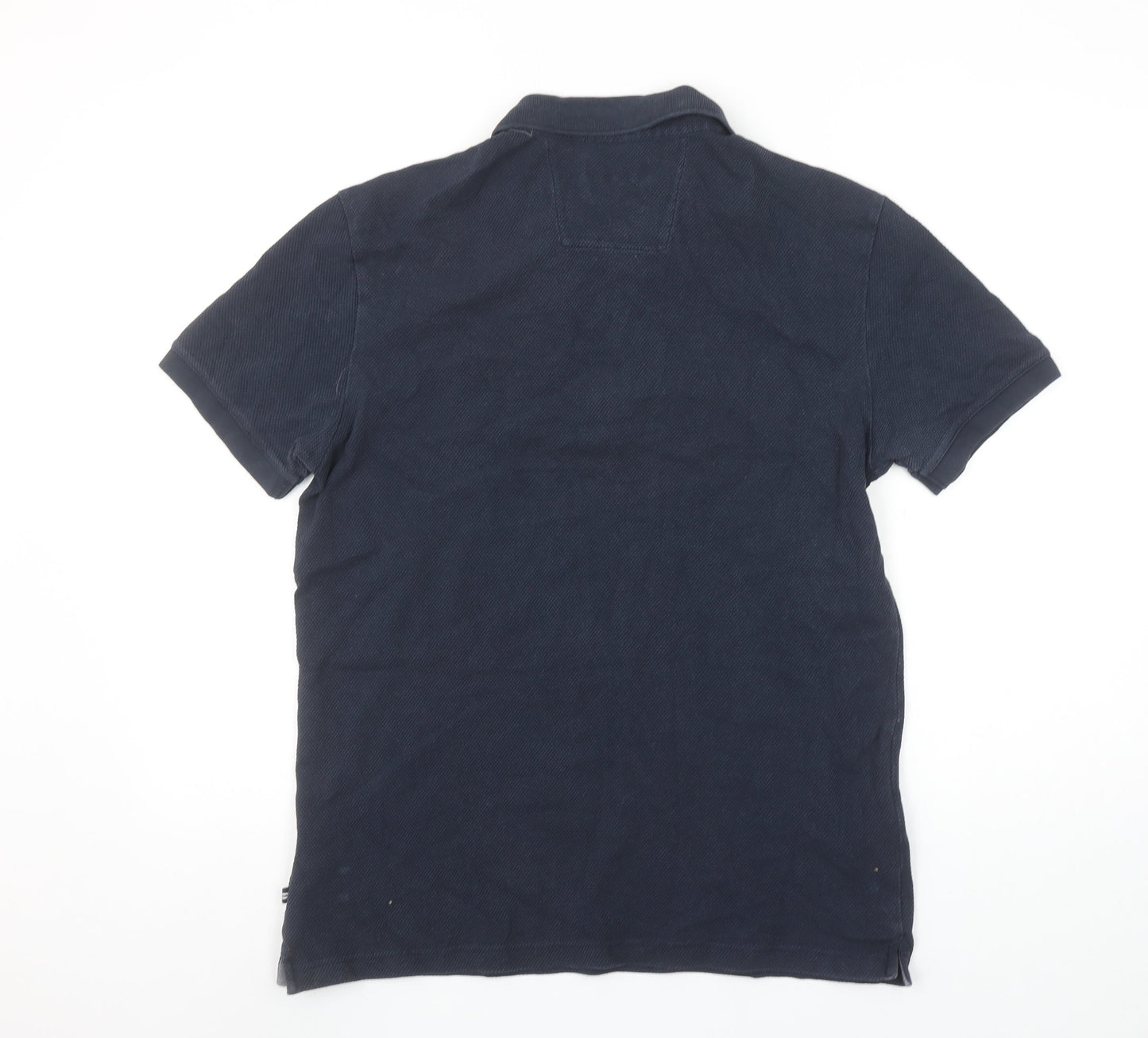 Nautica Men's Blue Slim Fit Short Sleeve Polo Shirt Size L