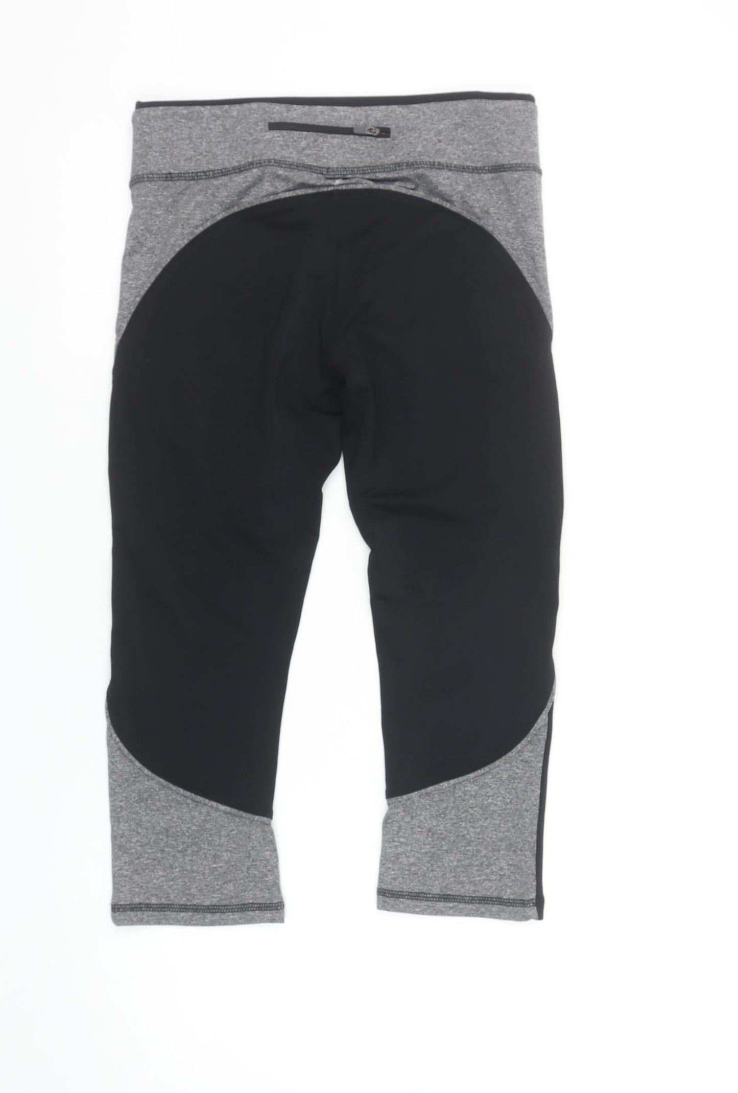 Atmosphere Women’s Black Grey Capri Workout Leggings Size 10