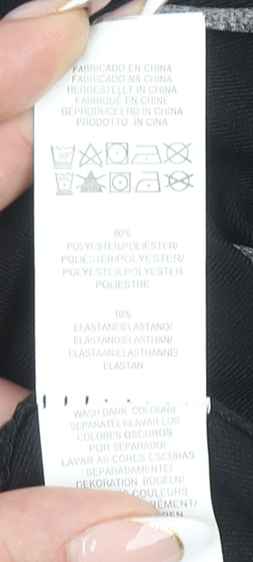 Atmosphere Women’s Black Grey Capri Workout Leggings Size 10