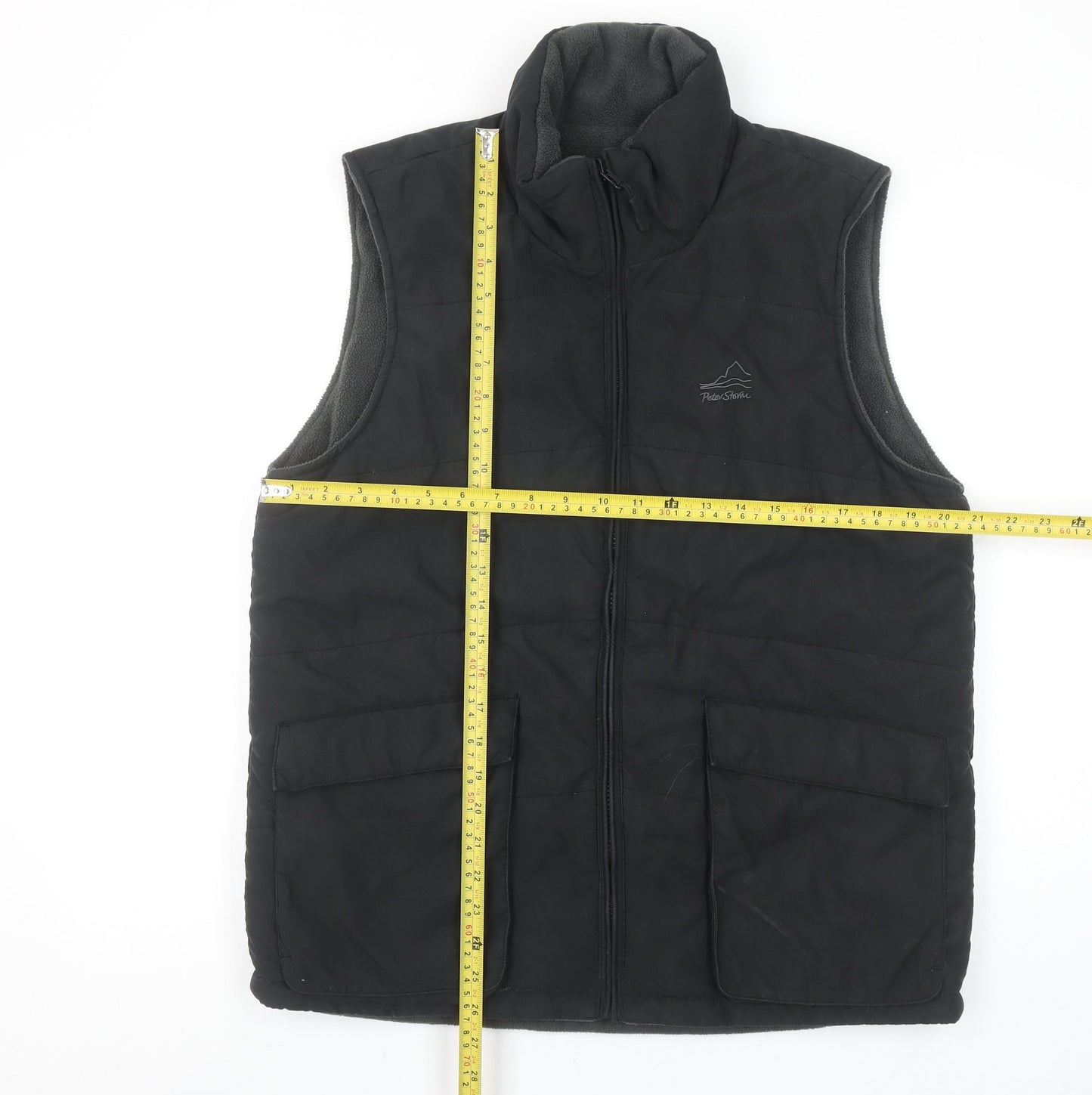 Peter Storm Men’s Black Small Bodywarmer Waistcoat Outdoor Nylon