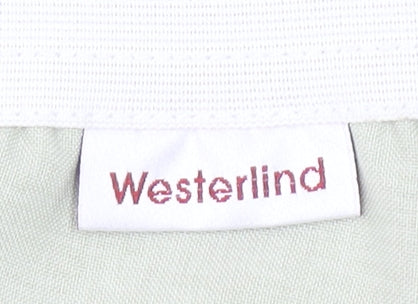 Westerlind Women’s Beige Elastic Waist Straight Trousers Size 14