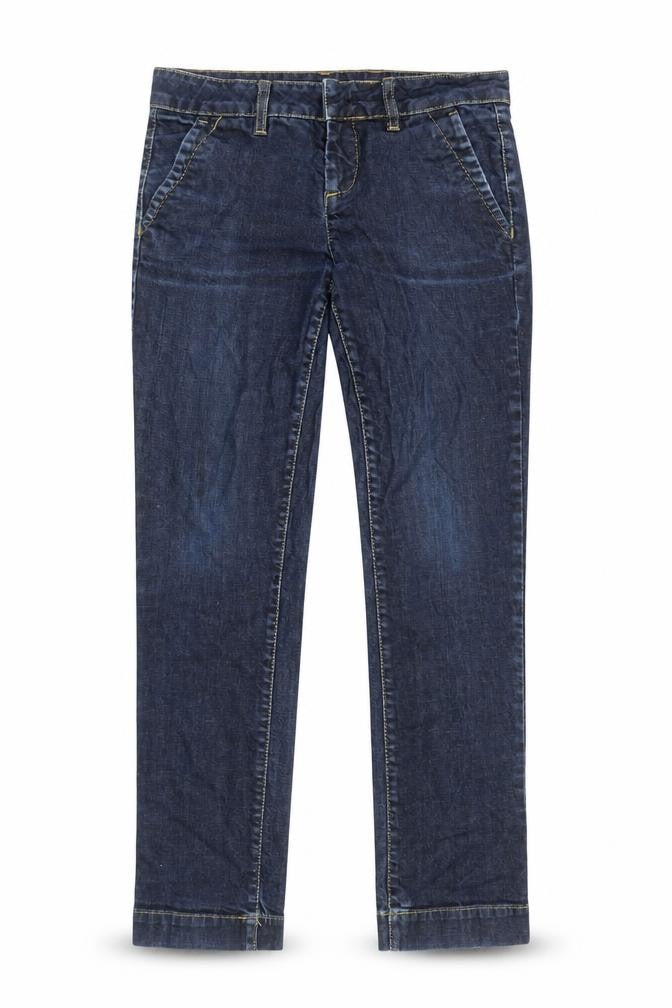 United Colors of Benetton Womens Blue Straight Denim Jeans Size 30W Classic Fit