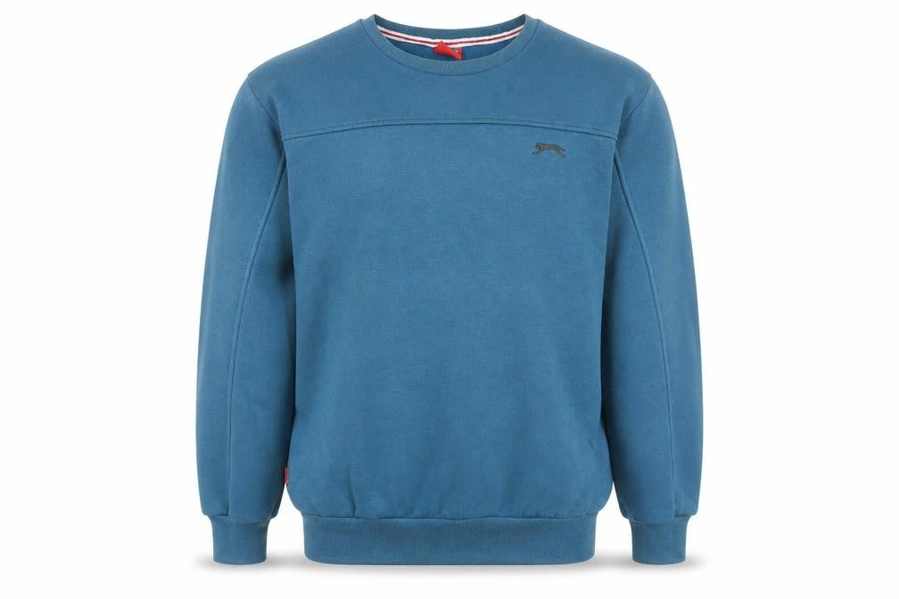 Slazenger Boys Blue Crew Neck Pullover Jumper 13 Years H158cm