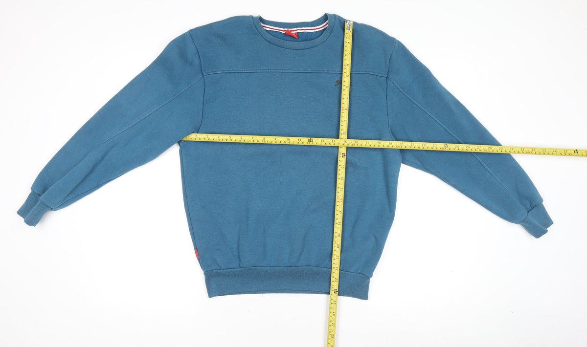 Slazenger Boys Blue Crew Neck Pullover Jumper 13 Years H158cm