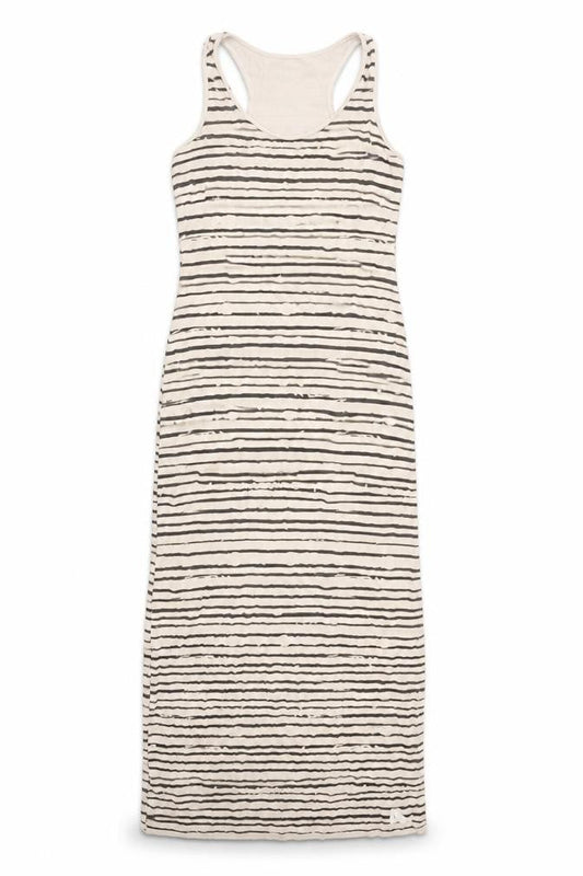 A Postcard from Brighton Womens Beige Striped Long Tank Dress Size 2