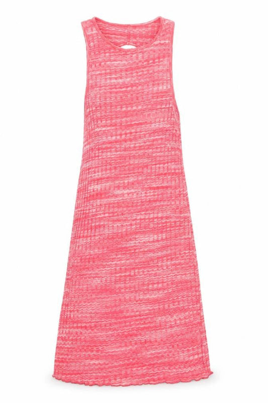 Zara Women Pink Sleeveless Tank Dress S Cotton Blend Casual
