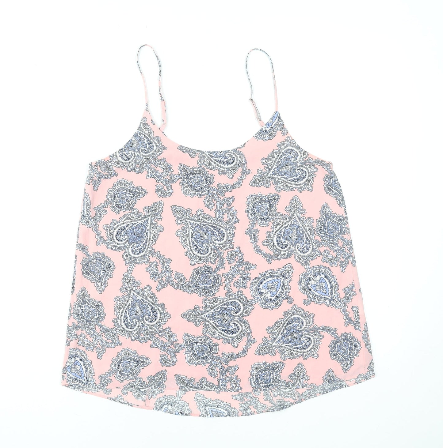 Oasis Women’s Pink Paisley Camisole Tank Top Size 12