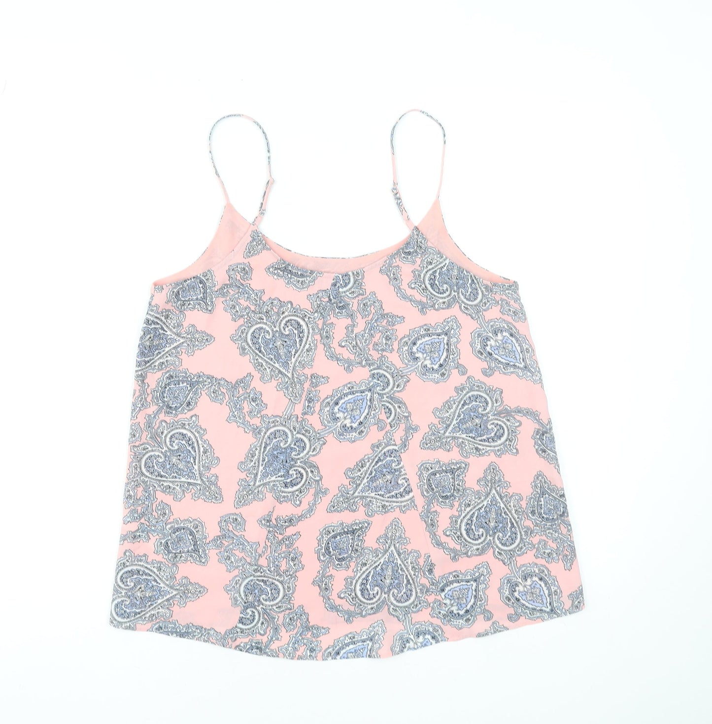 Oasis Women’s Pink Paisley Camisole Tank Top Size 12