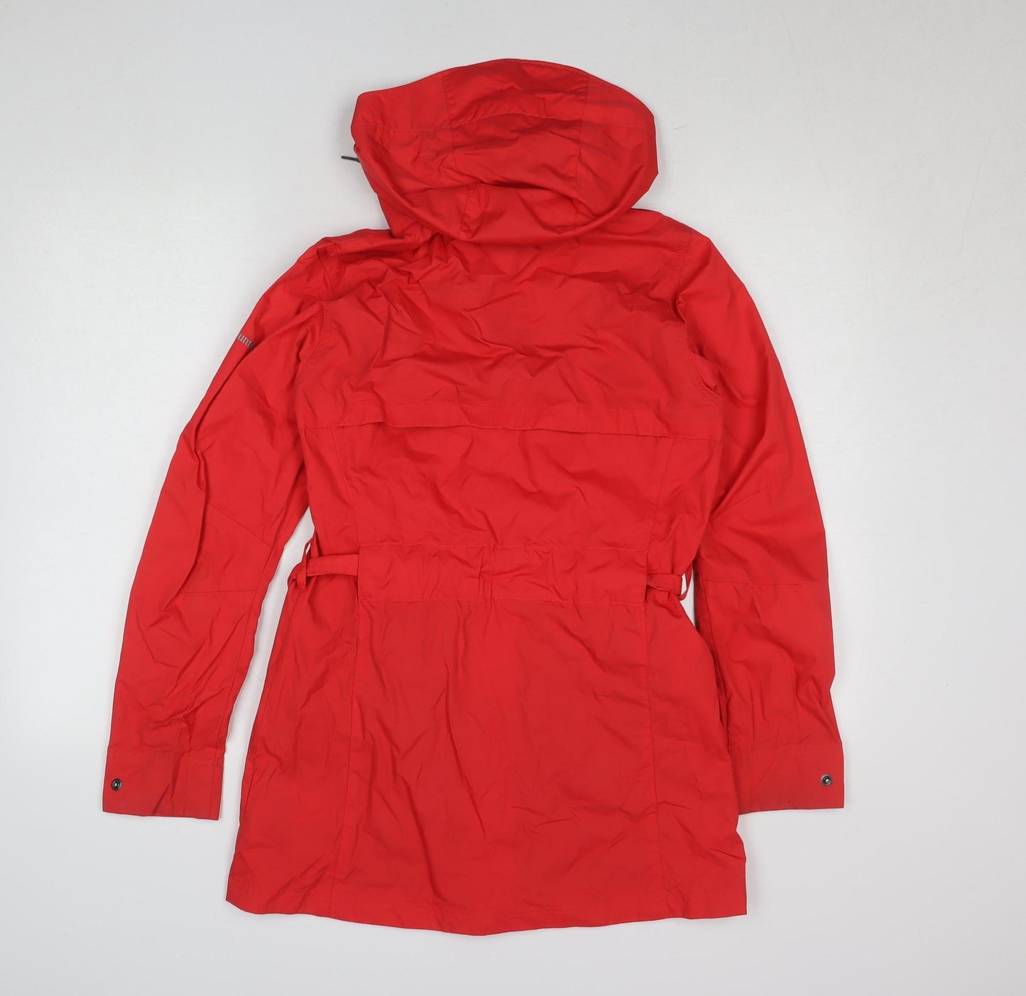 Columbia Women's Red Long Parka Jacket S Waterproof Hooded Coat