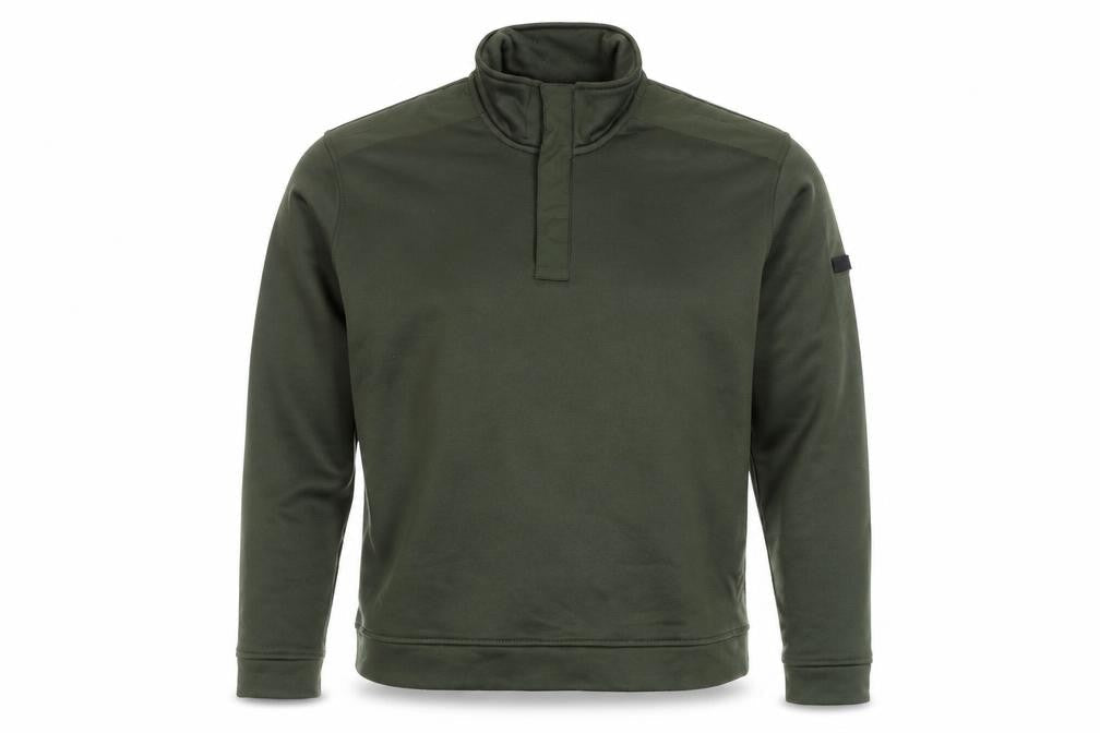 Regatta Great Outdoors Men's Green M 1/4 Zip Fleece Sweatshirt