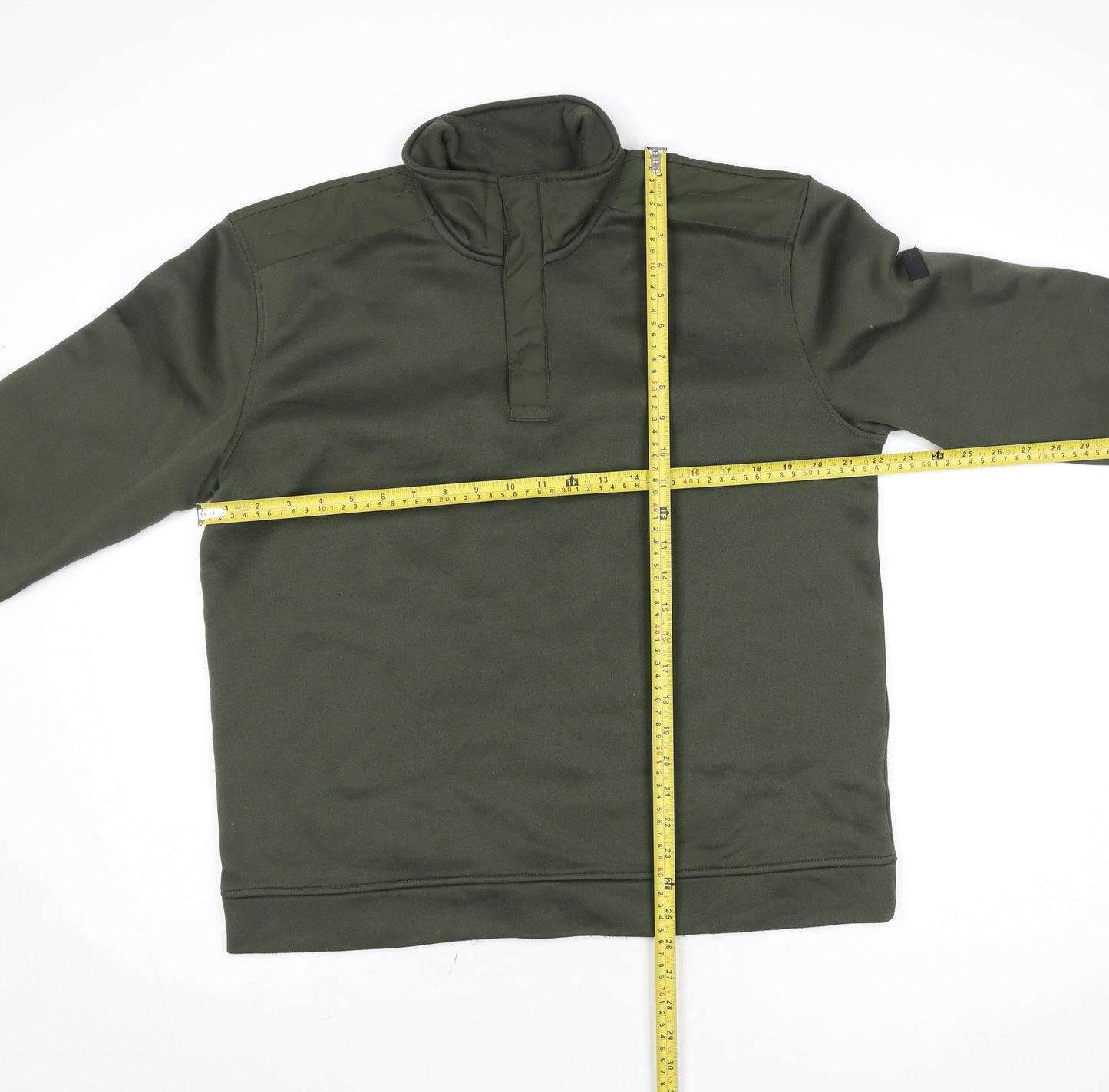 Regatta Great Outdoors Men's Green M 1/4 Zip Fleece Sweatshirt