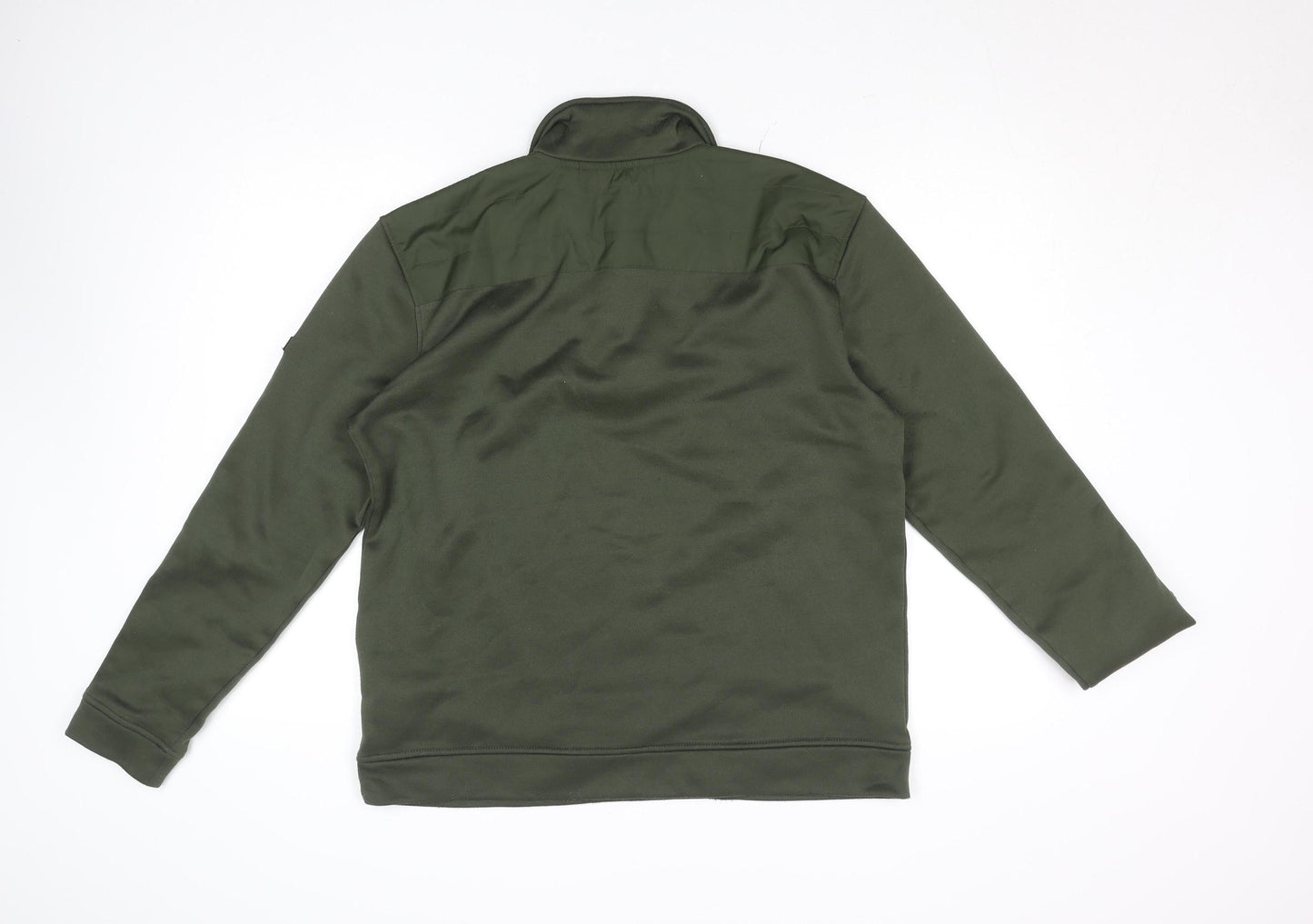 Regatta Great Outdoors Men's Green M 1/4 Zip Fleece Sweatshirt