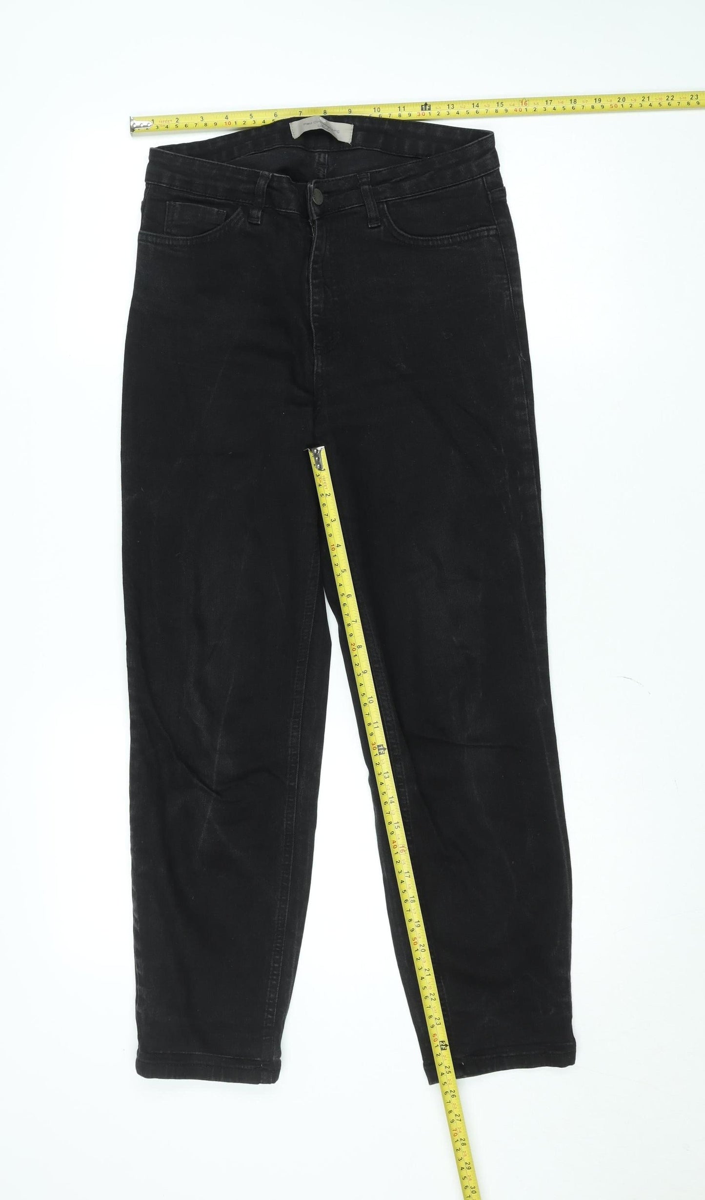 Paul Costelloe Living Studio Women's Black Straight Jeans Size 10