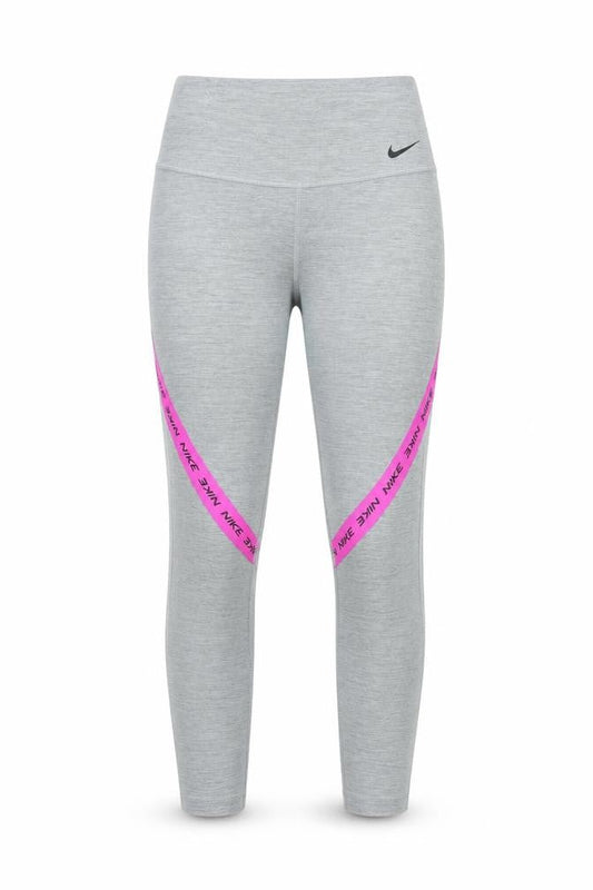 Nike Women's Grey Dri-FIT Leggings Small Slim Fit Sportswear