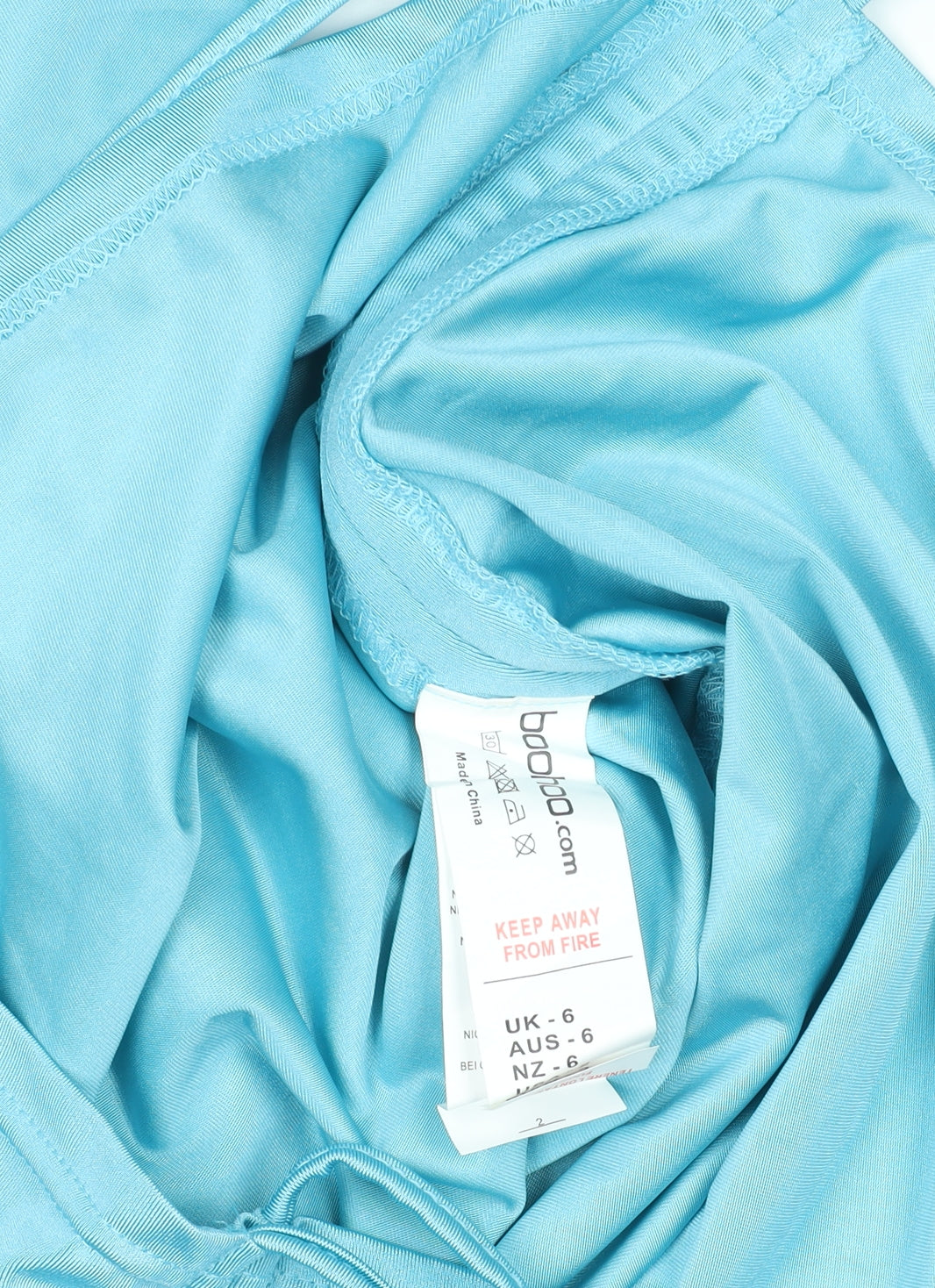 Boohoo Petite Blue Bodycon Short Dress Size 6 Women’s Summer Party