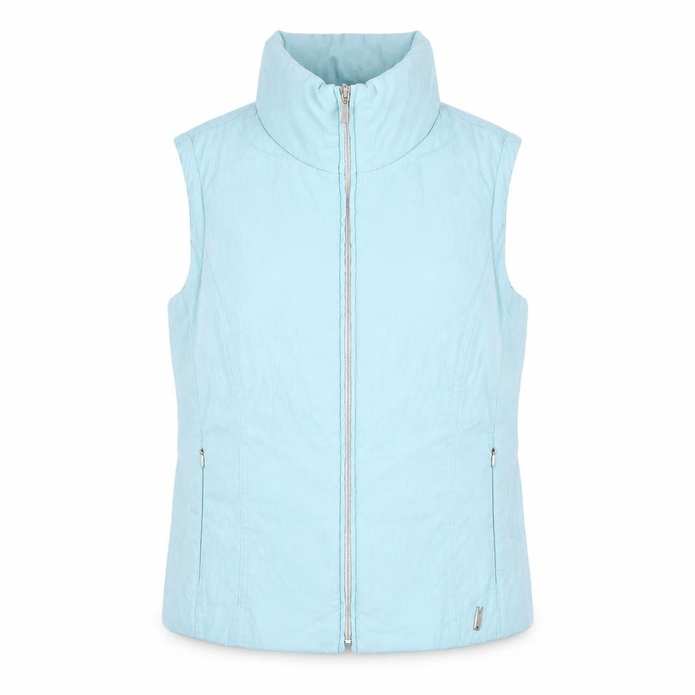 Augusta Womens Blue Size 12 Zip Front Sleeveless Waistcoat