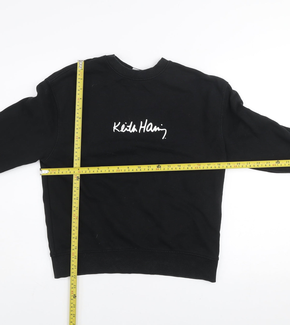 Zara Boys Black Keith Haring Graphic Pullover Sweatshirt 11-12 Years