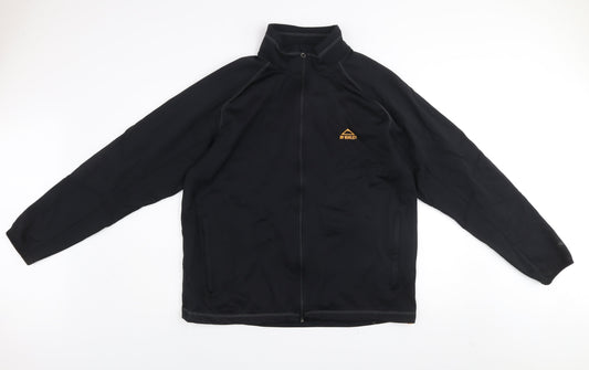 McKinley Men’s Black XL Softshell Jacket Full Zip Outdoor