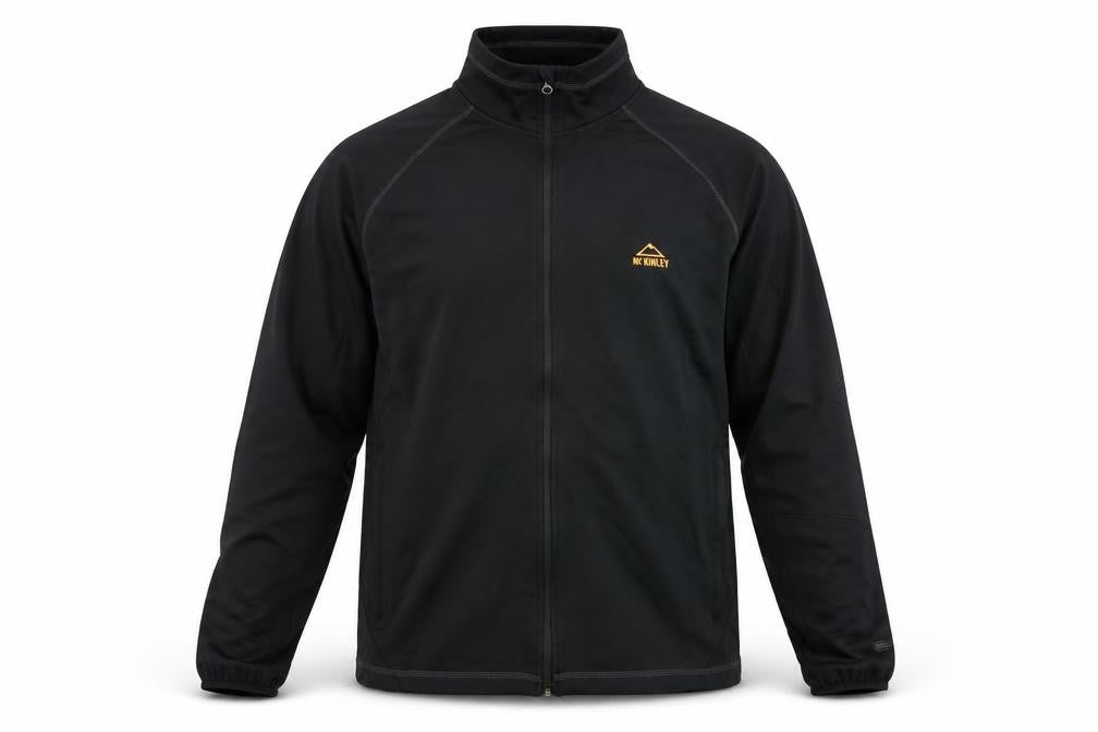 McKinley Men’s Black XL Softshell Jacket Full Zip Outdoor
