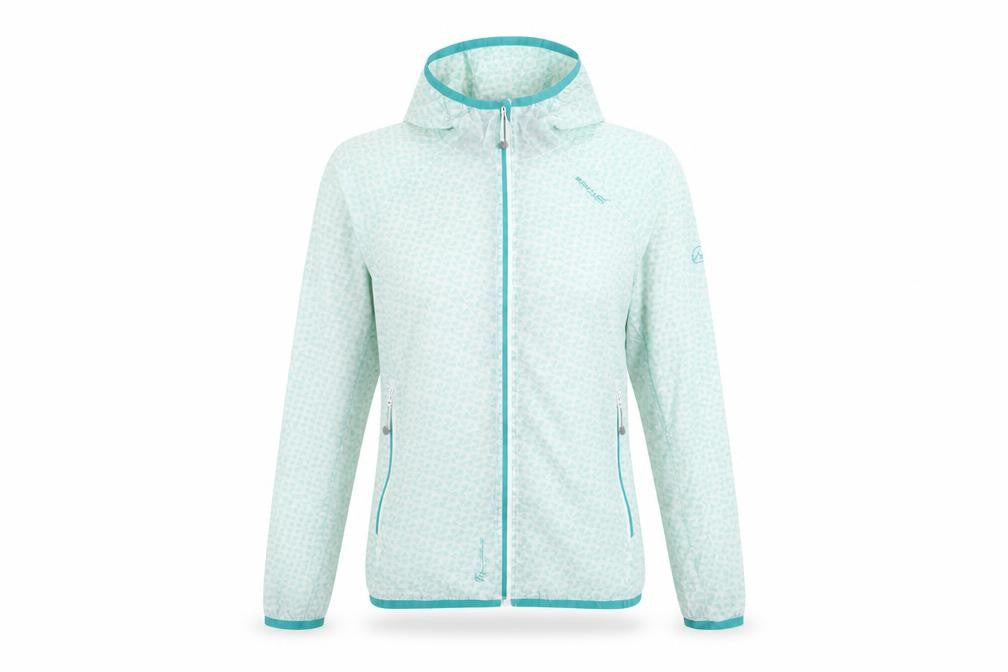 Regatta Womens Blue Lightweight Hooded Windbreaker Jacket UK 12