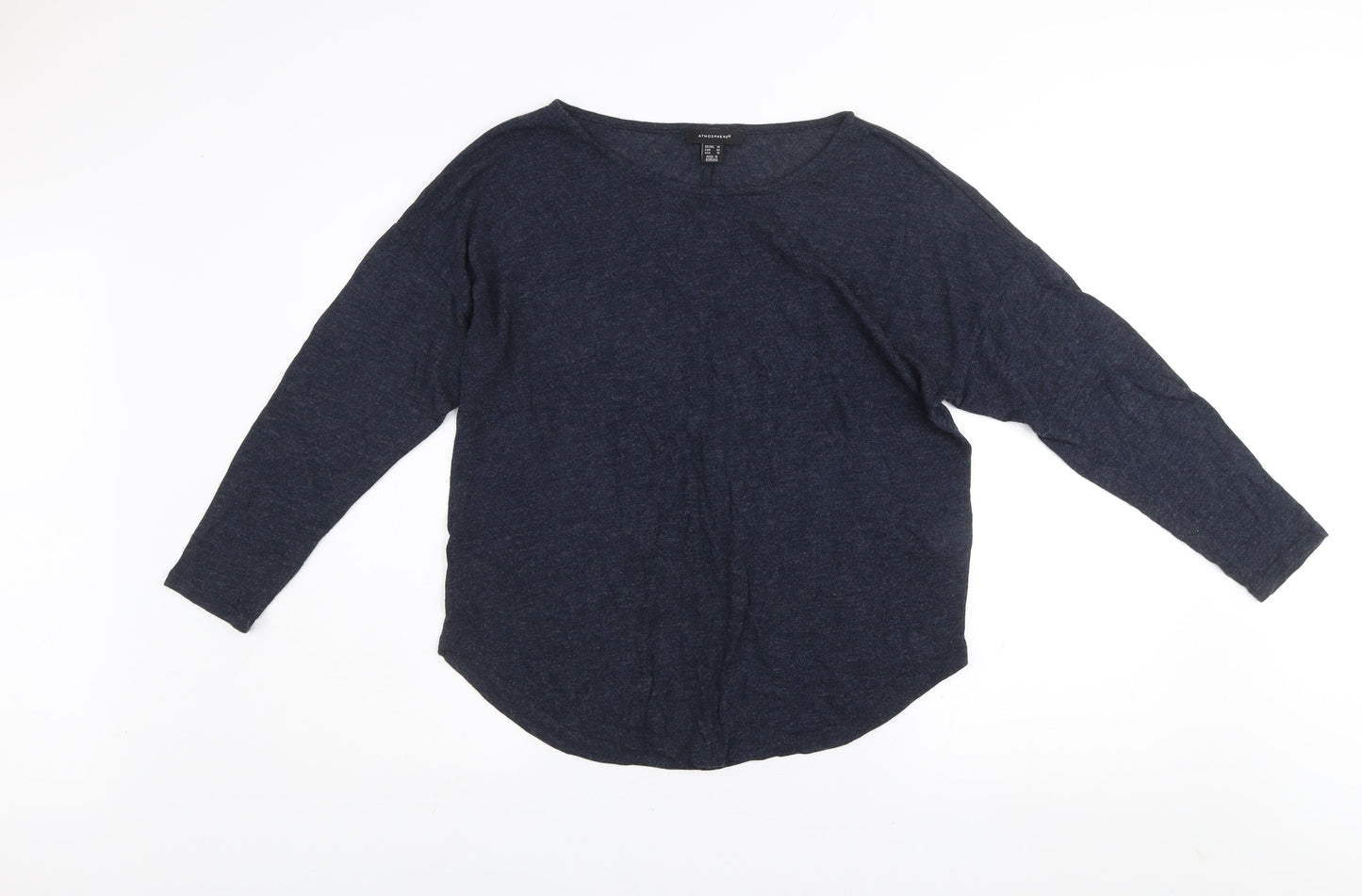 Atmosphere Women Blue Size 14 Relaxed Knit Pullover Jumper