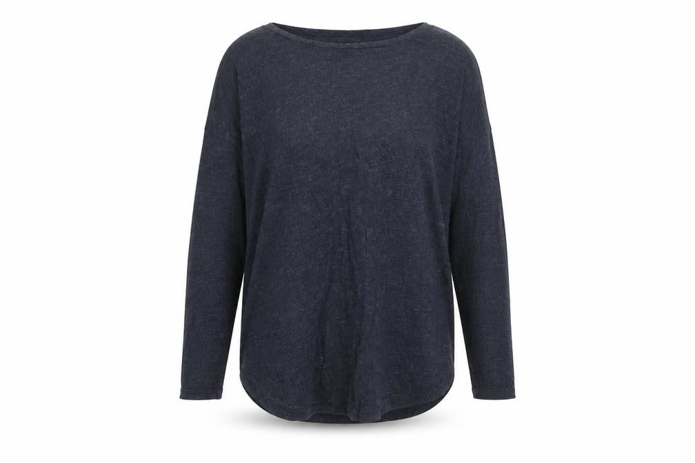 Atmosphere Women Blue Size 14 Relaxed Knit Pullover Jumper