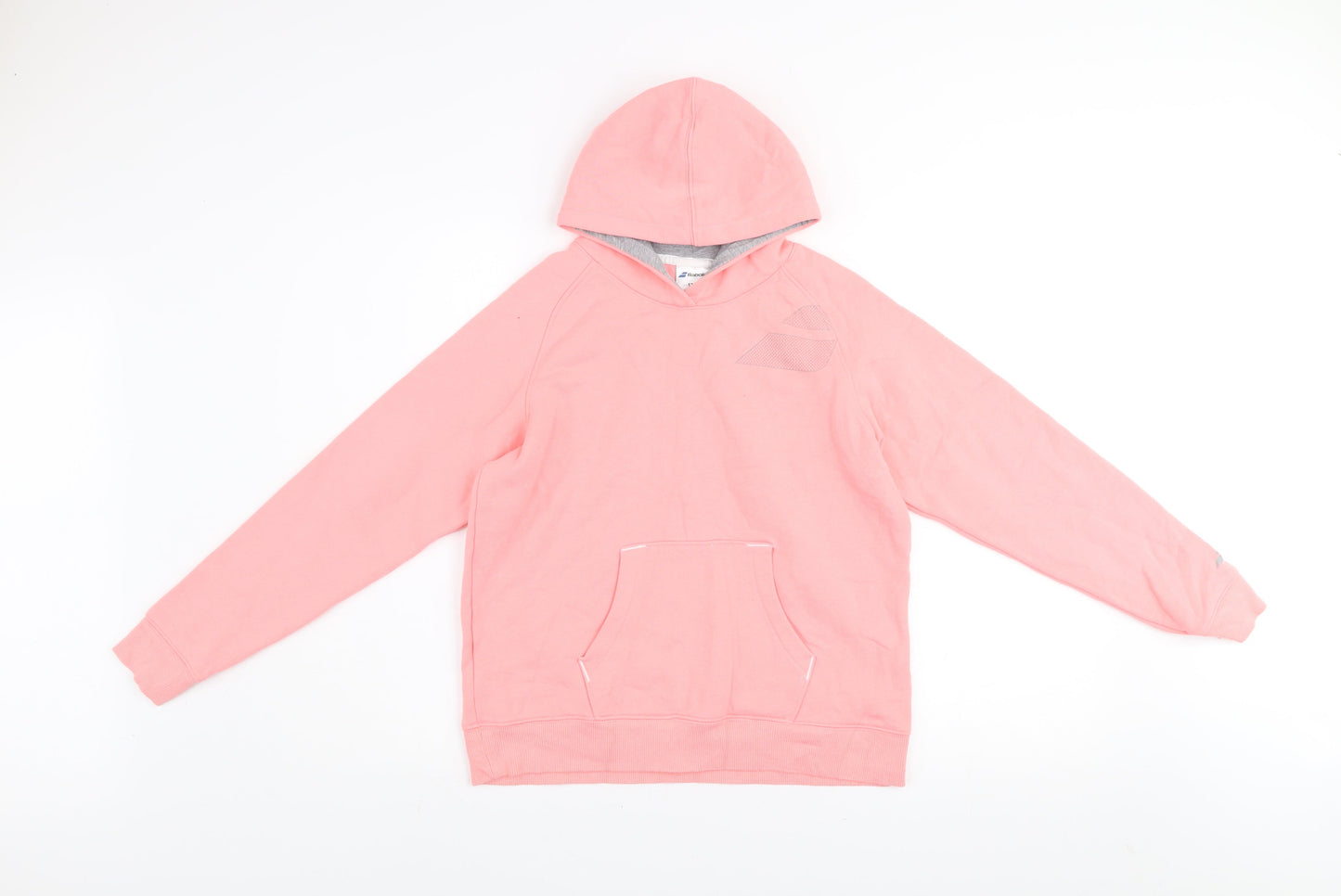 Babolat Teens Pink Cotton Blend Pullover Hoodie Size 12-14