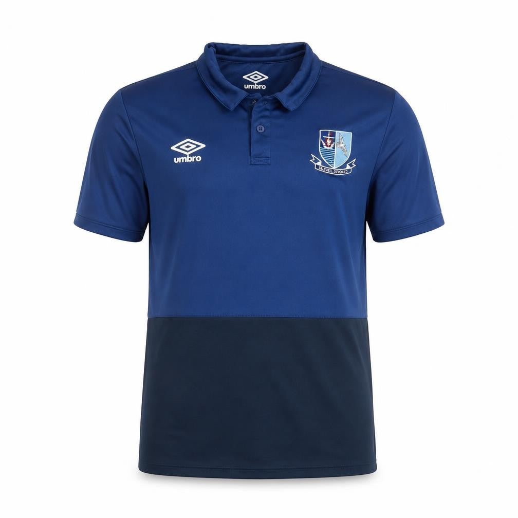 Umbro Men's Blue Polo Activewear Top M Athletic Fit