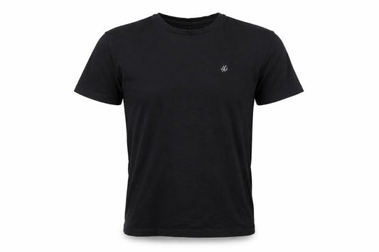 Jack & Jones Mens Black Regular Fit Cotton Crew Neck T-Shirt M
