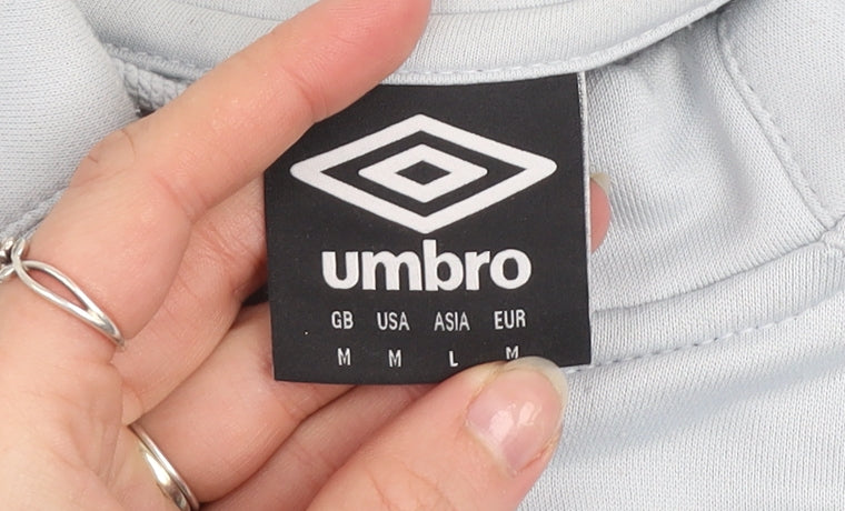 Umbro Men’s Blue 1/4 Zip Athletic Sweatshirt Size M
