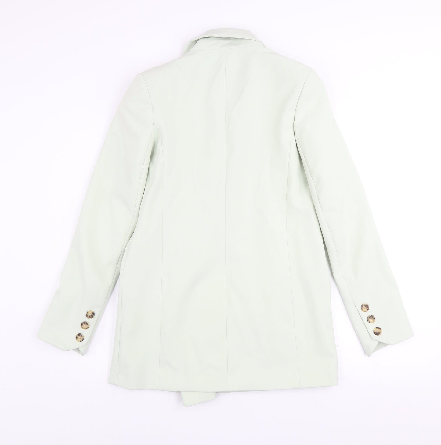 River Island Women’s Green Blazer Size 6 Double Breasted Jacket