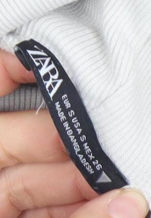 Zara Women Beige High Neck Pullover Sweatshirt Size S