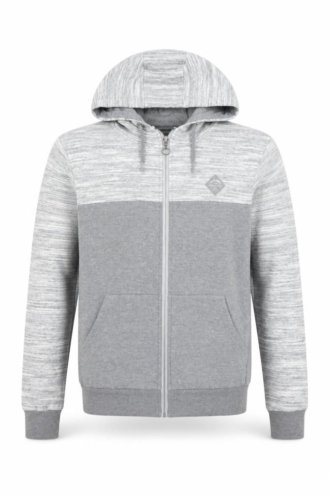 Primark Men's Grey Full Zip Hoodie XS Regular Fit
