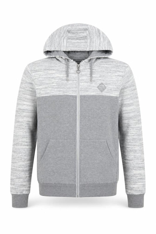 Primark Men's Grey Full Zip Hoodie XS Regular Fit