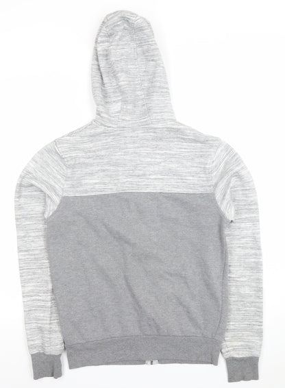 Primark Men's Grey Full Zip Hoodie XS Regular Fit