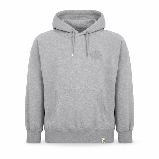 Men’s Grey Pullover Hoodie M Regular Fit Cotton Blend Graphic Print