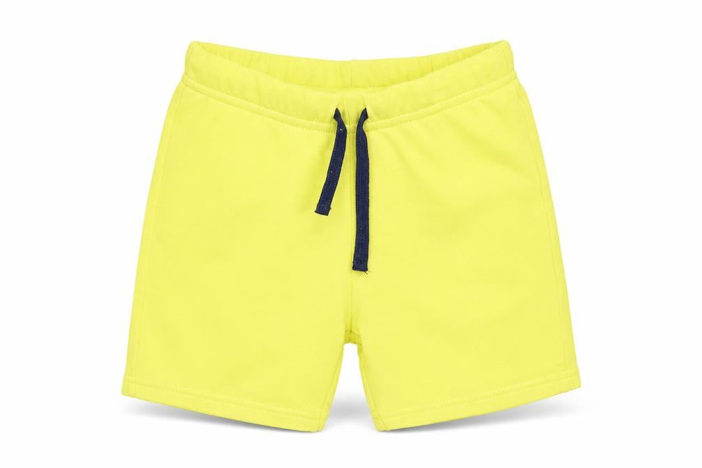 United Colors of Benetton Boys Yellow Athletic Jersey Shorts 6-8 Years