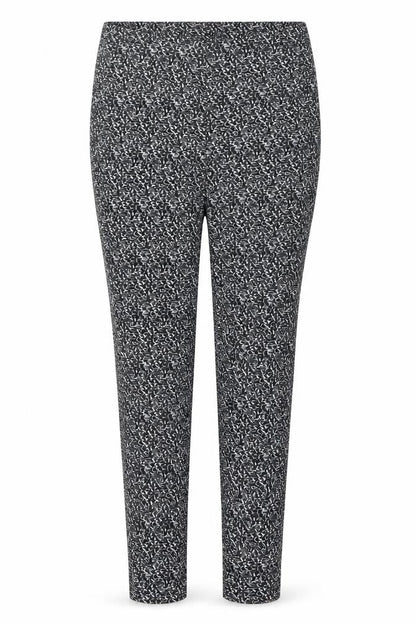 Atmosphere Women Black & White Pattern Leggings Size 12 Polyester Elastane