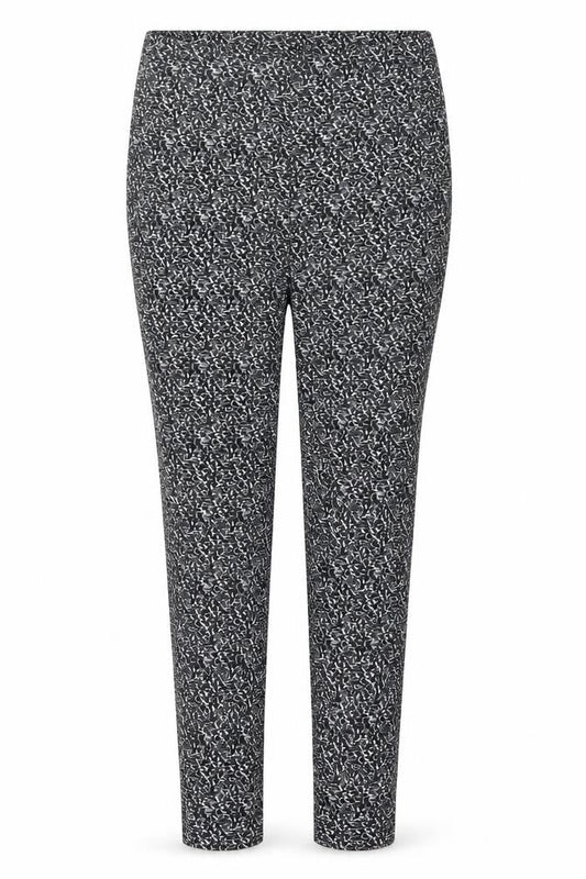 Atmosphere Women Black & White Pattern Leggings Size 12 Polyester Elastane