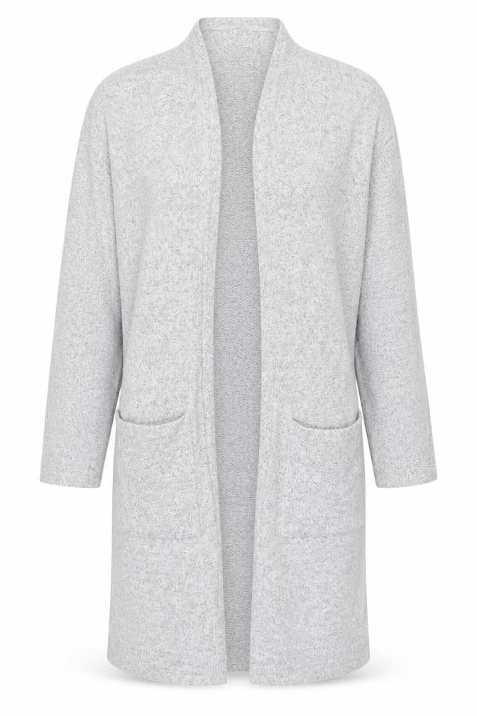 Apricot Women’s Grey Longline Knit Cardigan UK 10 Regular Fit