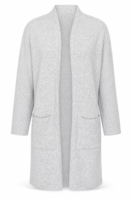 Apricot Women’s Grey Longline Knit Cardigan UK 10 Regular Fit