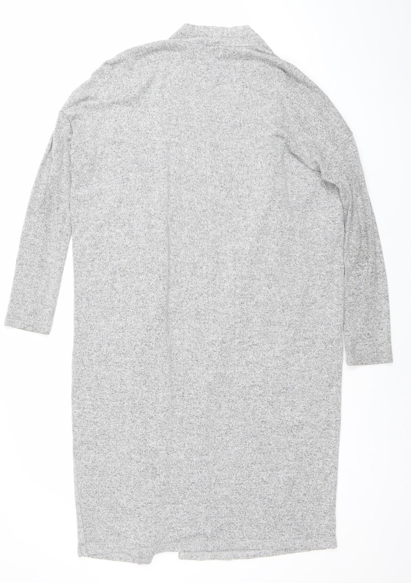 Apricot Women’s Grey Longline Knit Cardigan UK 10 Regular Fit
