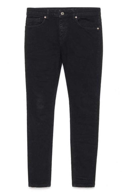 Pré London Men's Black Slim Jeans 30R Cotton Blend Straight Fit