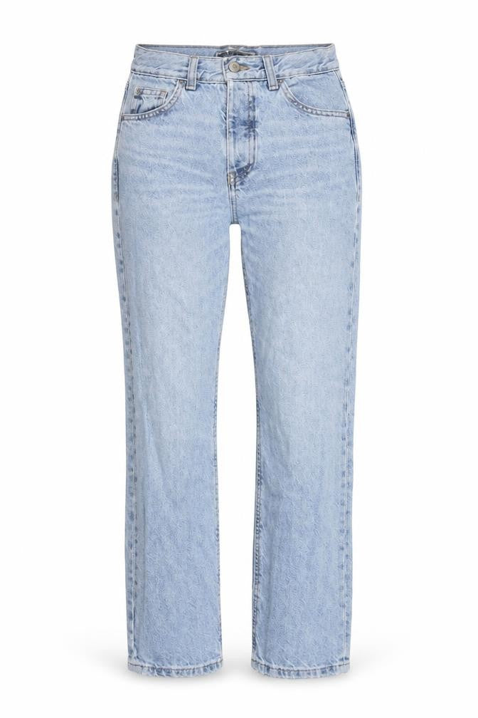 Denim Co. Women's Blue High Rise Straight Jeans Size 4