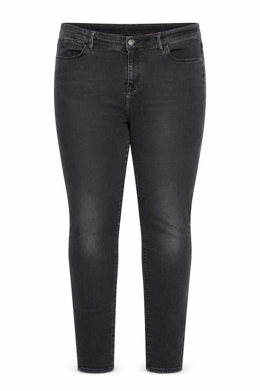 White Stuff Women's Black Skinny Jeans Size 18L Tall Stretch Denim