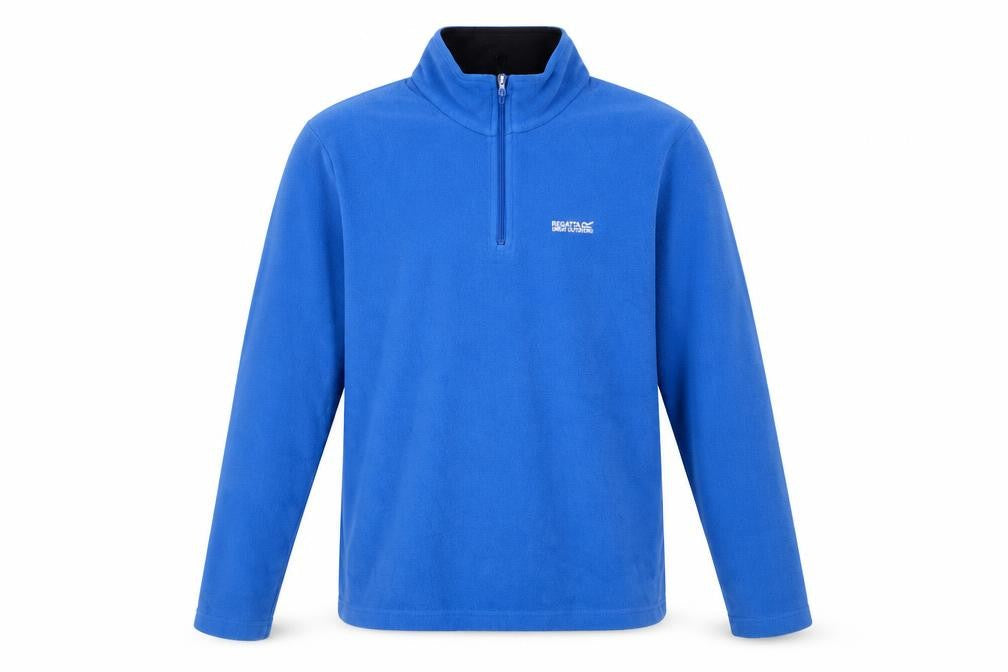 Regatta Men's Blue Fleece 1/2 Zip Pullover Sweatshirt Size M