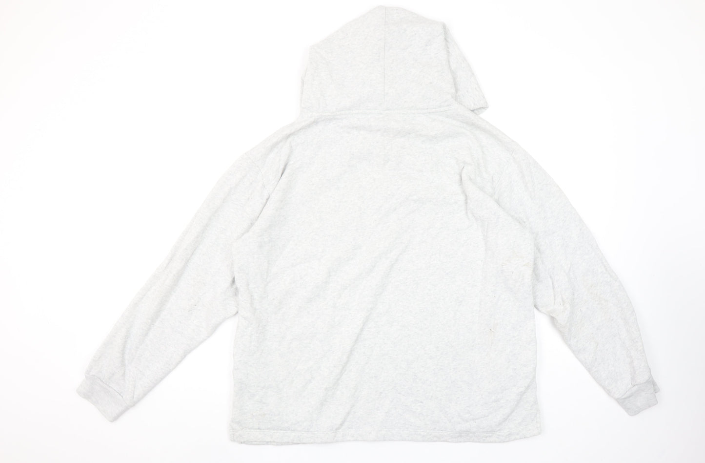 Victoria’s Secret PINK Women’s Grey Pullover Hoodie Size L Cotton Blend