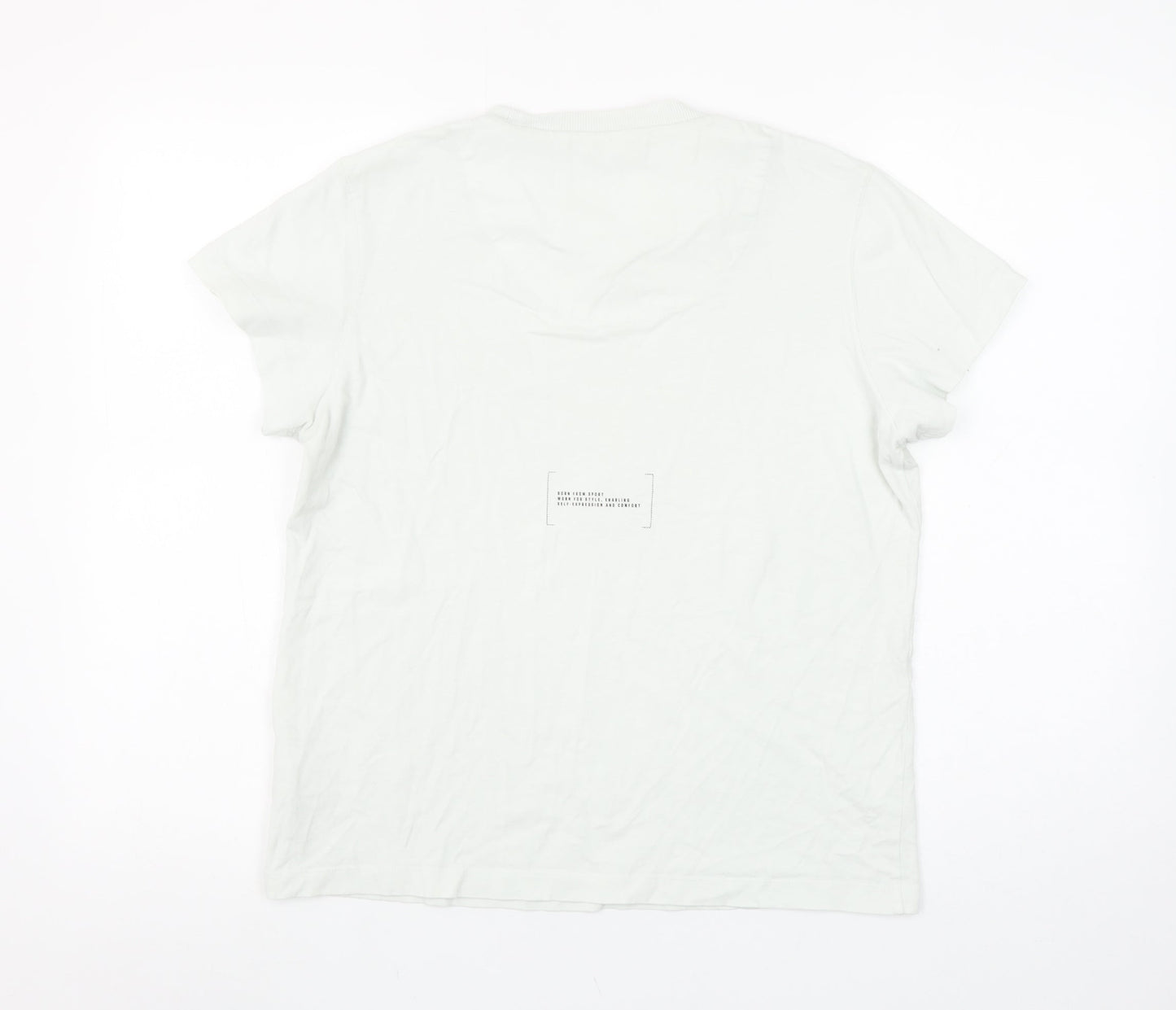 Adidas Women White Basic Short Sleeve T-Shirt Size M